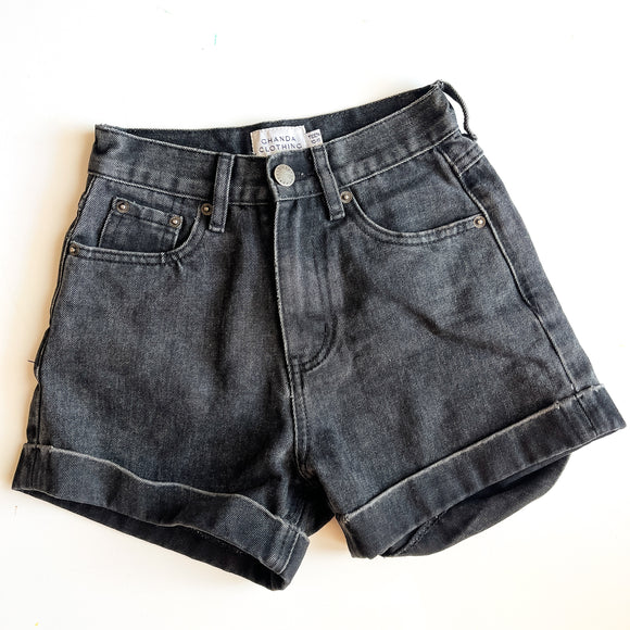 Ghanda Black Denim Shorts (10-11y)
