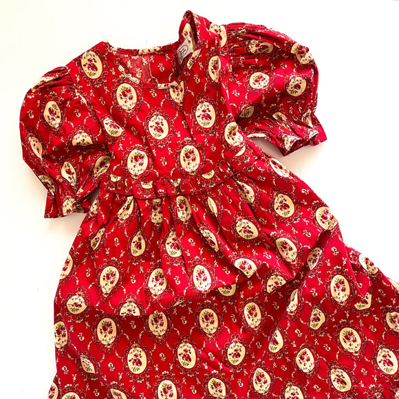 Vintage Rose Dress (4-5y)